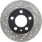 Centric Parts Sport Drilled/Slotted Brake Rotor, 127.33057R 127.33057R - alternate 1